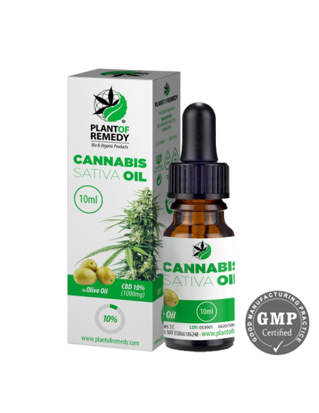 PETIT PRIX - PLANT OF REMEDY - Huile CBD Base Olive - 10% CBD (1000mg) - 10ml