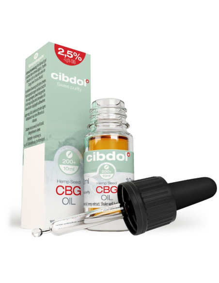 CIBDOL - Huile CBG&CBD - 2.5% CBD 2.5% CBG