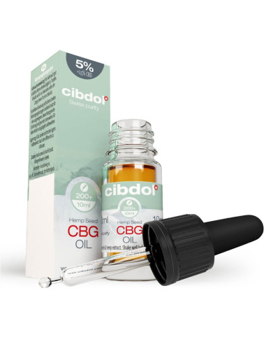CIBDOL - Huile CBG&CBD - 2.5% CBD 5% CBG