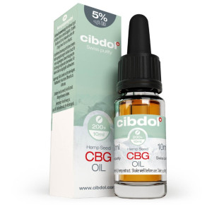 CIBDOL - Huile CBD 2,5% & CBG 5% – Huile de chanvre 10 ml 2