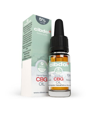 CIBDOL - Huile CBG&CBD - 2.5% CBD 5% CBG