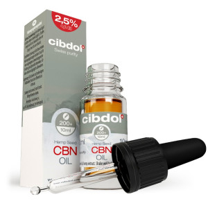 CIBDOL - Huile CBD 2,5% & CBN 2,5% – Huile de chanvre 10 ml 2