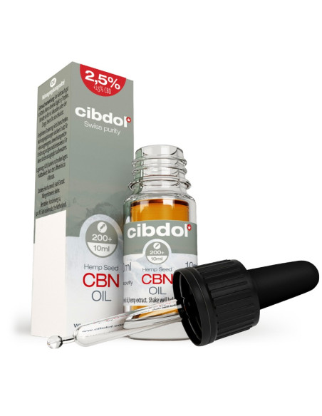 CIBDOL - Huile CBN&CBD - 2.5% CBD 2.5% CBN