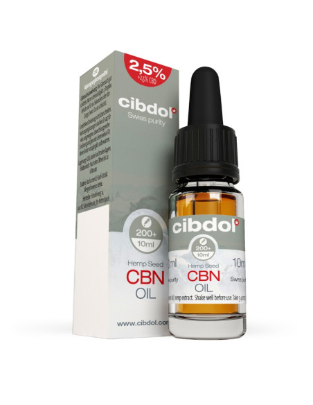 CIBDOL - Huile CBN&CBD - 2.5% CBD 2.5% CBN