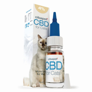 CIBAPET - Huile de CBD 4% pour chats
