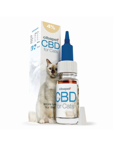 CIBAPET - Huile de CBD 4% pour chats