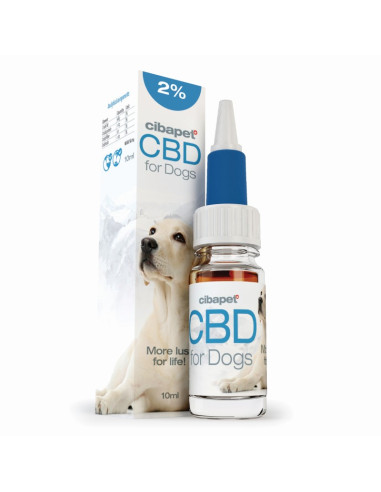 CIBAPET - Huile de CBD 2% pour chiens