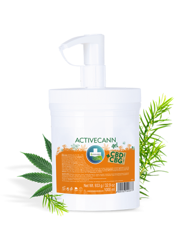 ANNABIS Activecann Gel CBD CBG 1000ml...