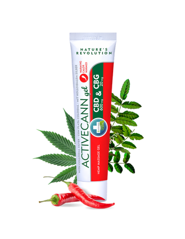 ANNABIS - Activecann Gel Chauffant CBD CBG - 75 ml - Nouvelle formule