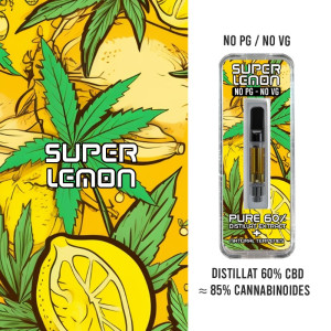 DOOBEEZ - Cartouche céramique Super Lemon - 0.5G - 60 à 85% CBD