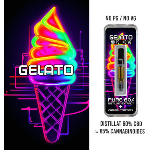 DOOBEEZ - Cartouche céramique Gelato - 0.5G - 60 à 85% CBD