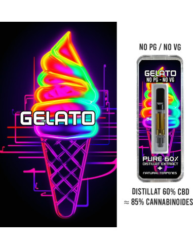 DOOBEEZ - Cartouche céramique Gelato - 0.5G - 60 à 85% CBD