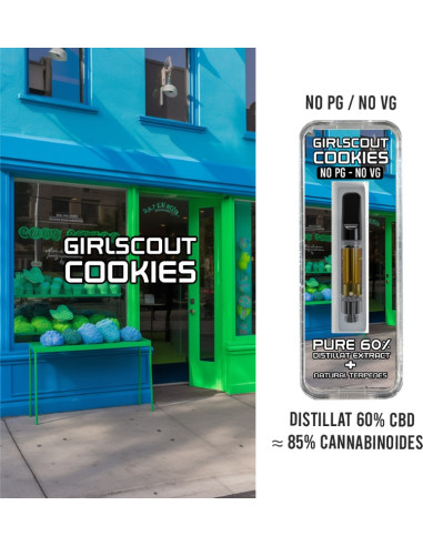 DOOBEEZ - Cartouche céramique Girl Scout Cookies - 0.5G - 60 à 85% CBD