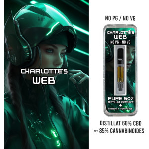 DOOBEEZ - Cartouche céramique Charlotte Web - 0.5G - 60 à 85% CBD