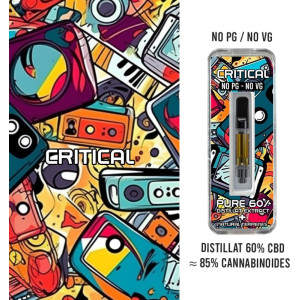 DOOBEEZ - Cartouche céramique Critical - 0.5G - 60 à 85% CBD
