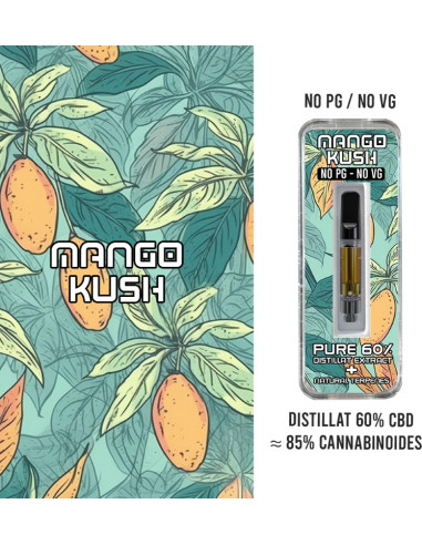 DOOBEEZ - Cartouche céramique Mango Kush - 0.5G - 60 à 85% CBD