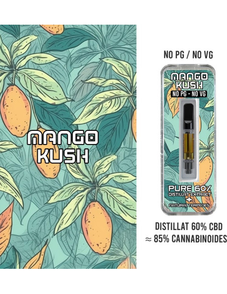 DOOBEEZ - Cartouche céramique Mango Kush - 0.5G - 60 à 85% CBD