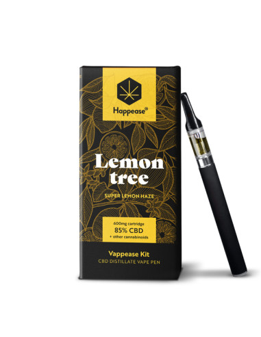 HAPPEASE - Kit Vape Pen - Lemon Tree - 85% CBD