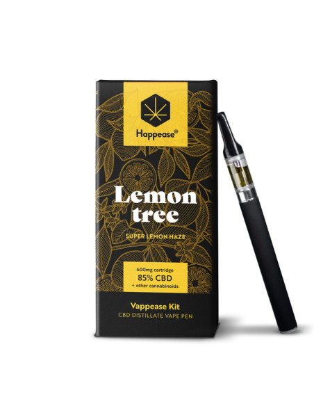 HAPPEASE - Kit Vape Pen - Lemon Tree - 85% CBD