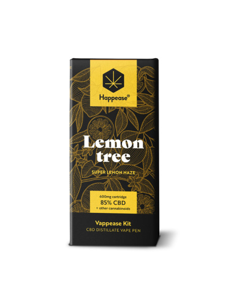 HAPPEASE - Kit Vape Pen - Lemon Tree - 85% CBD
