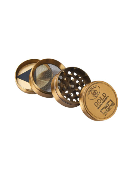 CHAMP HIGH – Grinder métal effet lingot d’or 40 mm 4 parties DL12