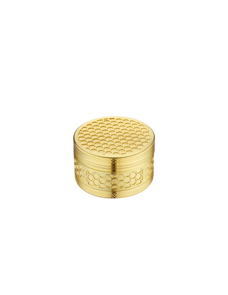CHAMP HIGH – Grinder doré aluminium 50 mm motif miel