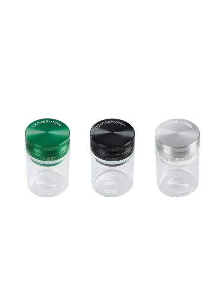 CHAMP HIGH – Grinder aluminium avec stockage 50 mm DL6 – 3 modèles