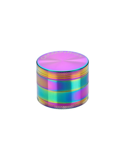CHAMP HIGH - Grinder métallisé 65mm 4 étages - Rainbow