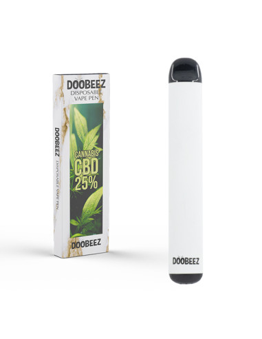 DOOBEEZ - Puff Pen (jetable) 25% CBD - Saveur Chanvre