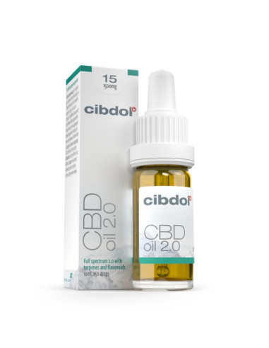 CIBDOL - Huile au CBD 2.0 - 15% (1500mg CBD)