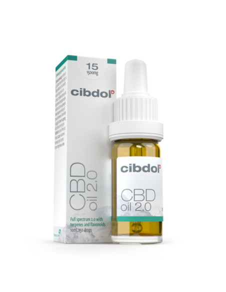 CIBDOL – Huile au CBD 2.0 15 % – 1500 mg CBD