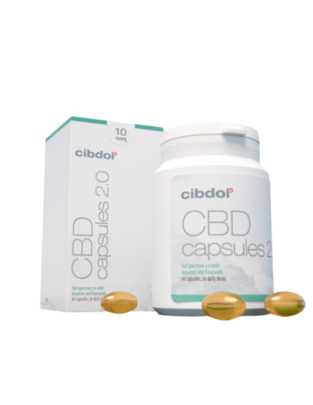 CIBDOL - CBD Capsules 10% 60 Gélules (1000mg)