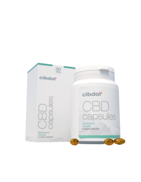 CIBDOL - CBD Capsules 30% 60 Gélules (3000mg)