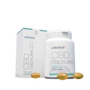 CIBDOL - CBD Capsules 5% 60 Gélules (500mg)