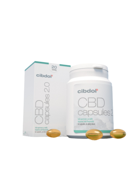 CIBDOL - CBD Capsules 20% 60 Gélules (2000mg)