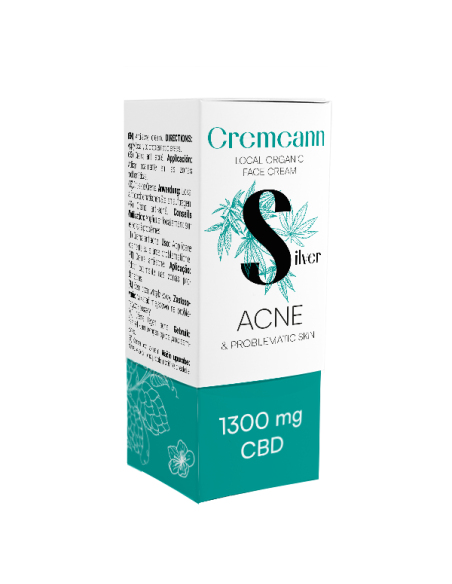 ANNABIS Cremcann Silver 1300mg CBD – Soin Visage au CBD & Citrate d’Argent