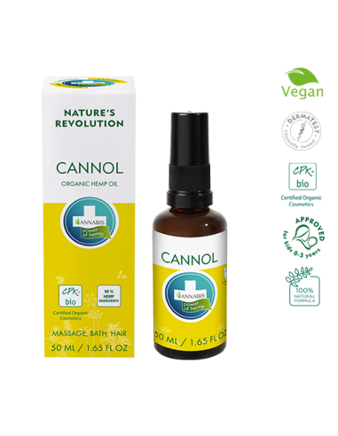 ANNABIS - Cannol Huile de graines de chanvre - 50ml