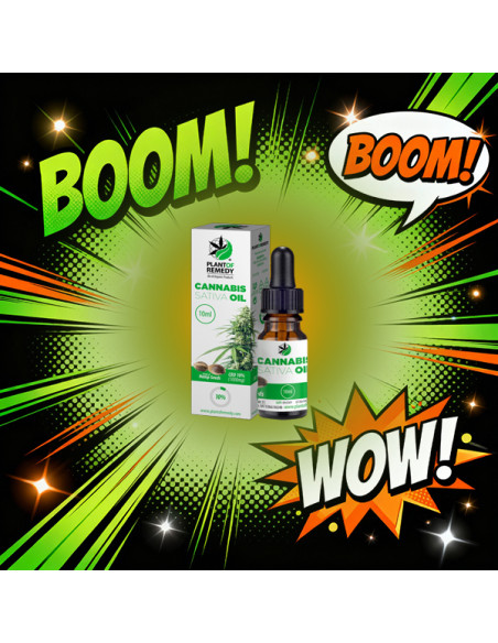 BLACK FRIDAY - PLANT OF REMEDY - Huile CBD Base chanvre - 10% CBD (1000mg) - 10ml