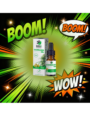 BLACK FRIDAY - PLANT OF REMEDY - Huile CBD Base Olive - 15% CBD (1500mg) - 10ml