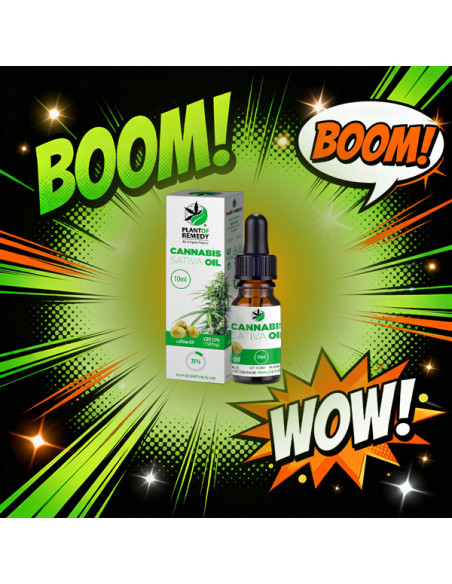 BLACK FRIDAY - PLANT OF REMEDY - Huile CBD Base Olive - 15% CBD (1500mg) - 10ml