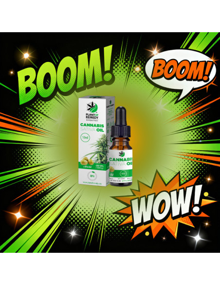 BLACK FRIDAY - PLANT OF REMEDY - Huile CBD Base Olive - 10% CBD (1000mg) - 10ml