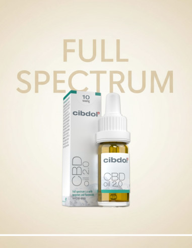 CIBDOL - Huile au CBD 2.0 - 10% (1000mg CBD)