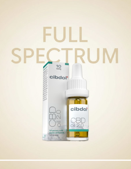 CIBDOL - Huile au CBD 2.0 - 10% (1000mg CBD)