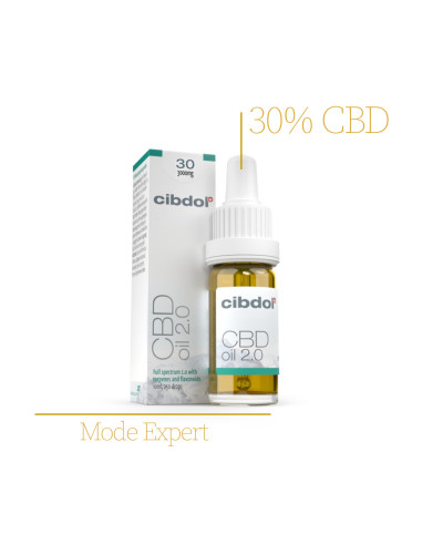 CIBDOL – Huile au CBD 2.0 30 % – 3000 mg – 10 ml