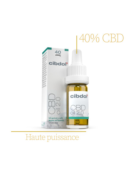 CIBDOL - Huile au CBD 2.0 - 40% (4000mg CBD)