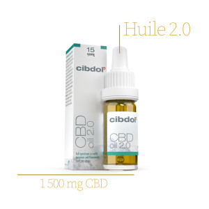 CIBDOL – Huile au CBD 2.0 15 % – 1500 mg CBD