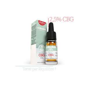 CIBDOL - Huile CBD & CBG 2,5% + 2,5% – 10 ml