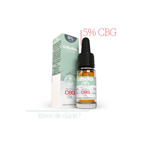 CIBDOL - Huile CBD 2,5% & CBG 5% – Huile de chanvre 10 ml