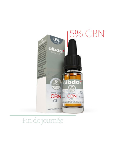 CIBDOL - Huile CBD 2,5% & CBN 5% – Huile de chanvre 10 ml