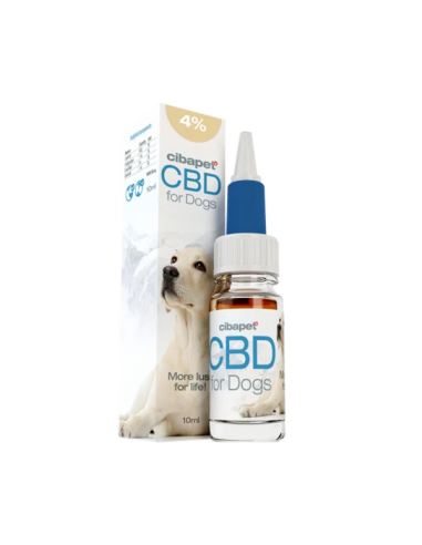 CIBAPET - Huile de CBD 4% pour chiens